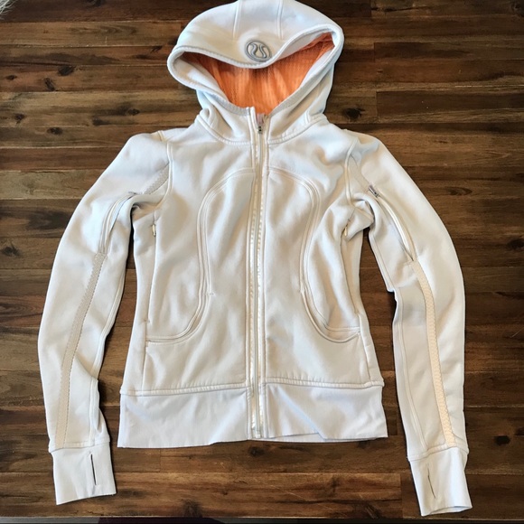 lululemon athletica Tops - Lululemon Athletica Scuba Hoodie white/Off white
